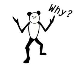 Panda to convey your thoughts. sticker #4397451