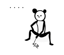 Panda to convey your thoughts. sticker #4397455