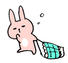 his name is Usamaru sticker #4397665