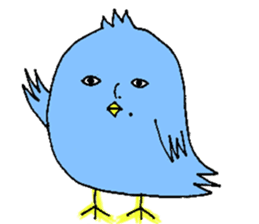 Blue birds sticker #4398016