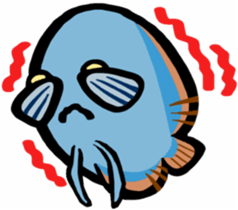 In the aquarium<Young Discus> sticker #4398058