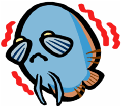 In the aquarium<Young Discus> sticker #4398058