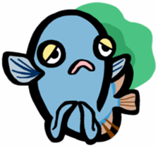 In the aquarium<Young Discus> sticker #4398060