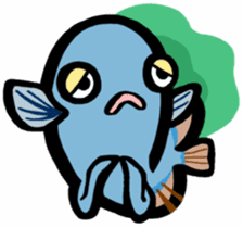 In the aquarium<Young Discus> sticker #4398060