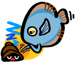 In the aquarium<Young Discus> sticker #4398061