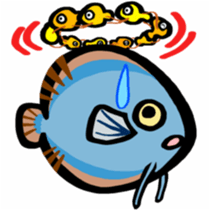 In the aquarium<Young Discus> sticker #4398063