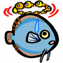 In the aquarium<Young Discus> sticker #4398063