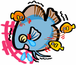 In the aquarium<Young Discus> sticker #4398066