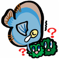 In the aquarium<Young Discus> sticker #4398072