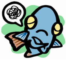 In the aquarium<Young Discus> sticker #4398073