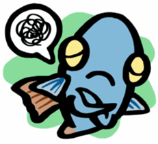 In the aquarium<Young Discus> sticker #4398073