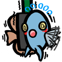 In the aquarium<Young Discus> sticker #4398080