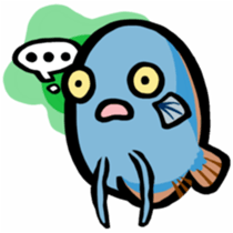 In the aquarium<Young Discus> sticker #4398082