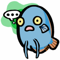 In the aquarium<Young Discus> sticker #4398082