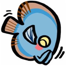 In the aquarium<Young Discus> sticker #4398086