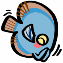 In the aquarium<Young Discus> sticker #4398086