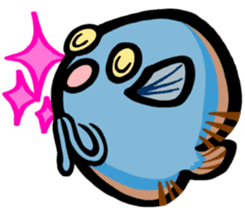 In the aquarium<Young Discus> sticker #4398088