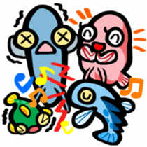 In the aquarium<Young Discus> sticker #4398093