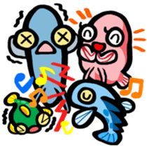 In the aquarium<Young Discus> sticker #4398093