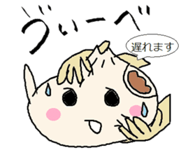 Nikuman-kun talking Finnish sticker #4398693
