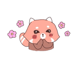 Ms. Lesser panda. sticker #4398999