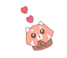 Ms. Lesser panda. sticker #4399012