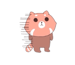 Ms. Lesser panda. sticker #4399026