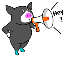 Kawaii Piggy (English) sticker #4399032
