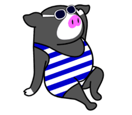 Kawaii Piggy (English) sticker #4399036