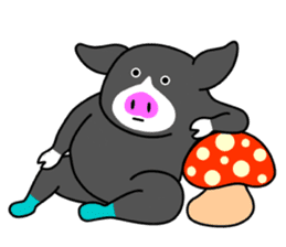 Kawaii Piggy (English) sticker #4399039