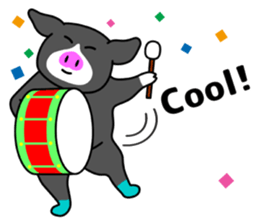 Kawaii Piggy (English) sticker #4399042