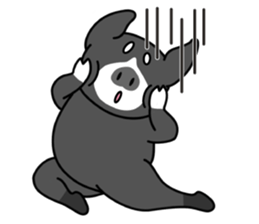 Kawaii Piggy (English) sticker #4399047