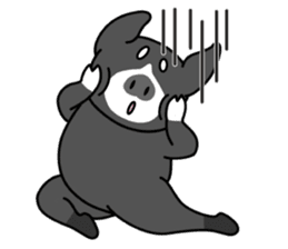 Kawaii Piggy (English) sticker #4399047
