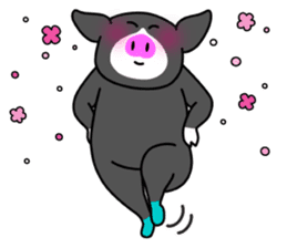 Kawaii Piggy (English) sticker #4399065