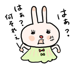 Irritation rabbit sticker #4399478