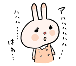 Irritation rabbit sticker #4399481