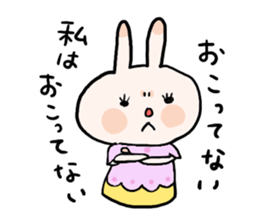 Irritation rabbit sticker #4399482