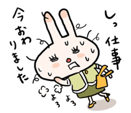 Irritation rabbit sticker #4399499