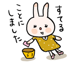 Irritation rabbit sticker #4399502