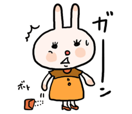 Irritation rabbit sticker #4399504