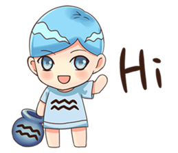 Kindergarten Of Constellation(Aquarius) sticker #4399552