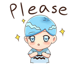 Kindergarten Of Constellation(Aquarius) sticker #4399554