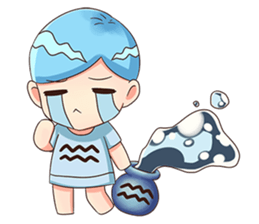 Kindergarten Of Constellation(Aquarius) sticker #4399555