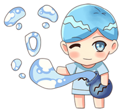 Kindergarten Of Constellation(Aquarius) sticker #4399559