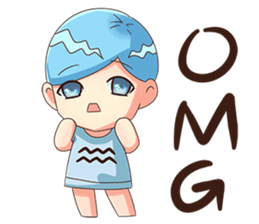 Kindergarten Of Constellation(Aquarius) sticker #4399563