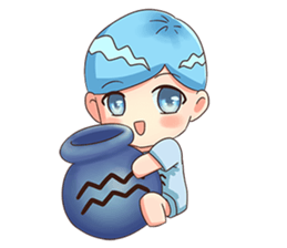 Kindergarten Of Constellation(Aquarius) sticker #4399566