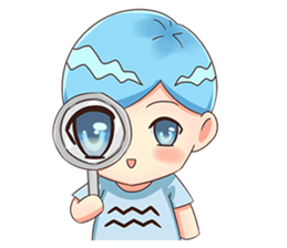 Kindergarten Of Constellation(Aquarius) sticker #4399569