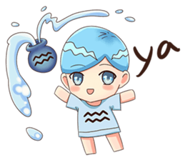 Kindergarten Of Constellation(Aquarius) sticker #4399575