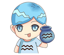 Kindergarten Of Constellation(Aquarius) sticker #4399578