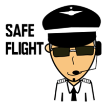 New Cute Pilot Cartoons sticker #4399815
